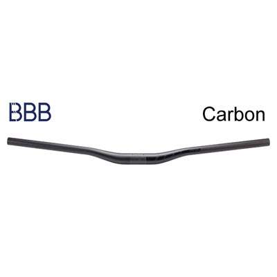 BBB Ascention Carbon 31,8 x 760mm Rise 20mm Upswep 5 gr bsw 9 gr 263 gram